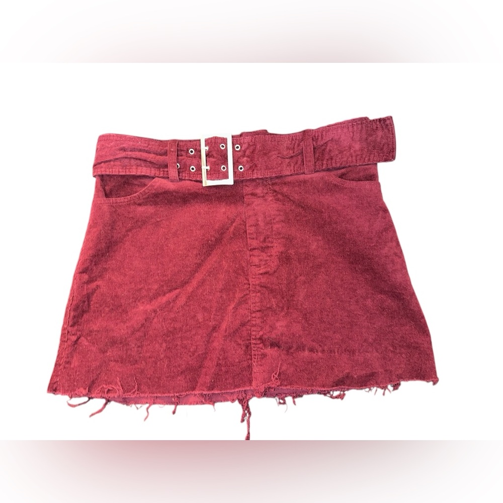 Forever 21 Corduroy Mini Skirt with Belt